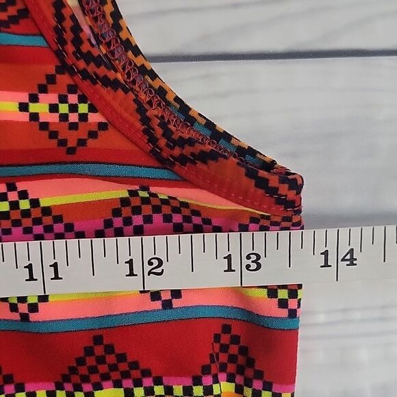 No Boundaries Colorful Geometric Tank Top Women's Size M - Picture 9 of 10